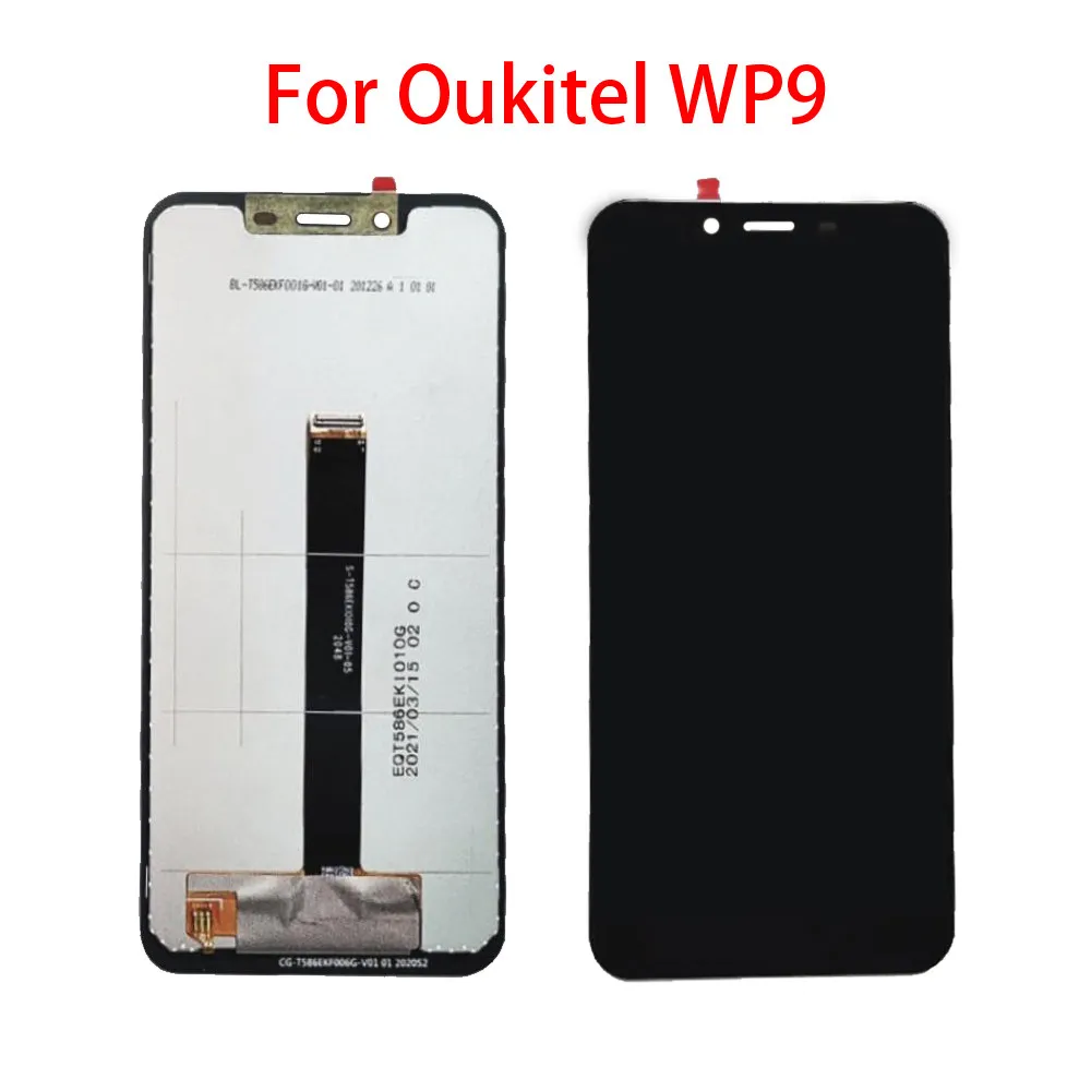oukitel-wp9-wp18用スクリーンアセンブリタッチlcdディスプレイ