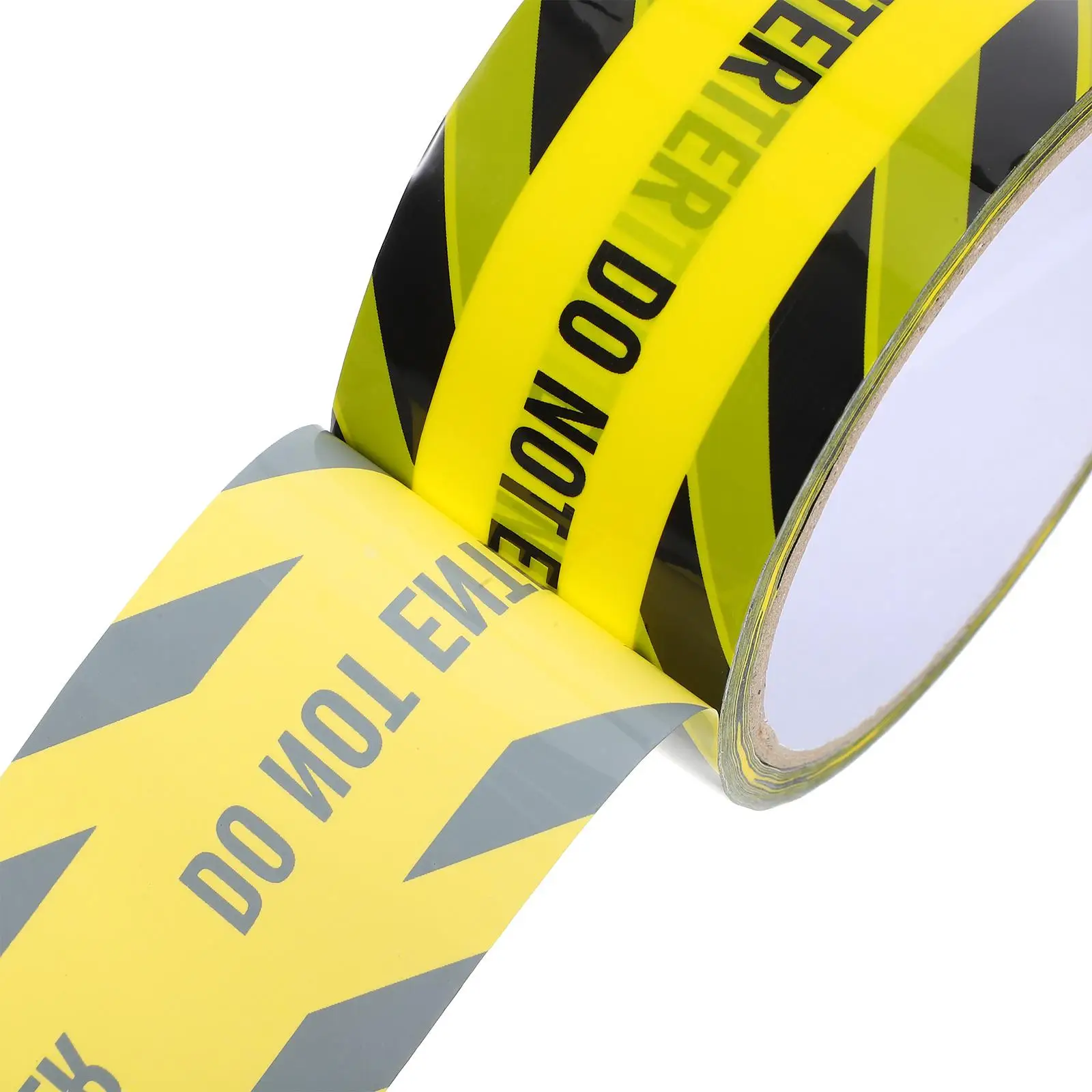Identification Tape Safety Measures 1Roll Strong Adhesive Golden Black Stripes Warning Tape Walls Floors Pipes Equipment Caution