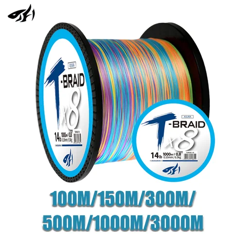 pesca pesca accesorios accesorios de pesca hilo trenzado pesca hilo de pesca herramientas Hilo de pescar trenzado de 3000M/1000M/500M/300M/150M/100M/M multifilamento para pesca de carpa, línea de PE trenzada japonesa
