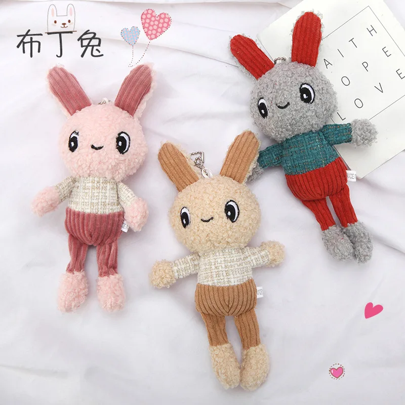 30pcs/lot Wholesale Plush Animal Doll Toy Cartoo Pudding Bunny Bag Stuffed Keychain Key,Deposit First to Get Discount much