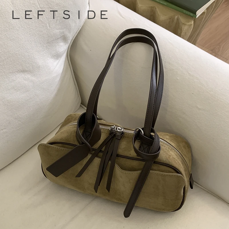 

Левая сторона, женская сумка на плечо из искусственной кожи, зима 2024, сумки-тоут в стиле ретро, роскошные дизайнерские трендовые женские простые сумки и кошельки