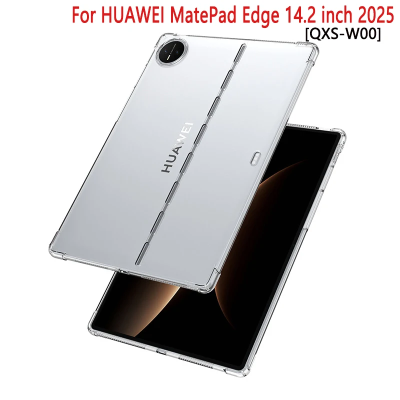

Transparent Case For Huawei MatePad Edge 14.2 2025 case Silicone Soft TPU Cover 14.2 inch QXS-W00 Airbag Anti-drop tablet funda