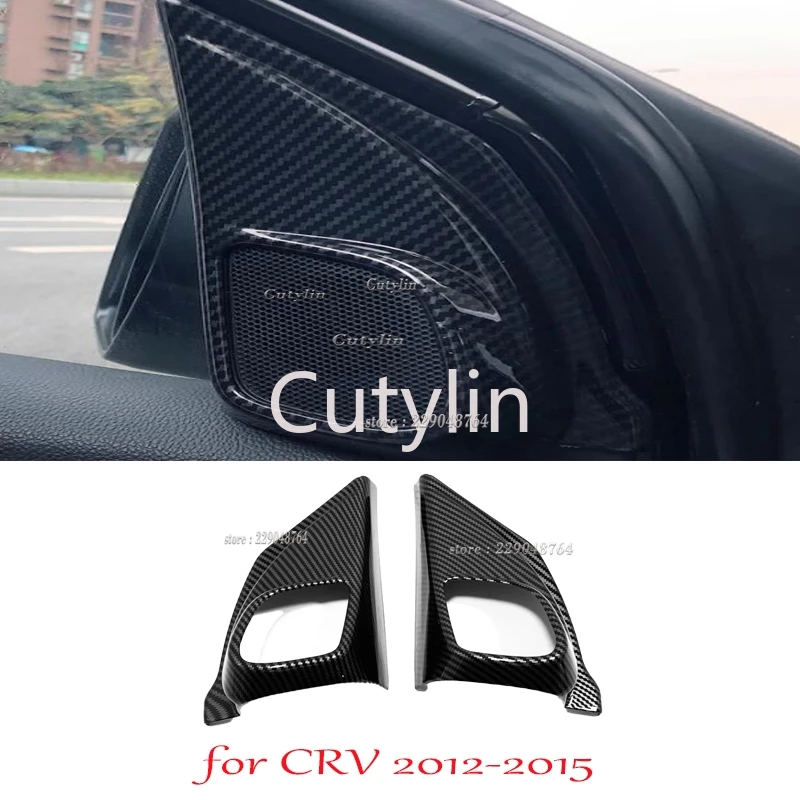 For Honda CRV CR-V 2012 2013 2014 2015 Abs Carbon Fiber Car Armrest Gear Shift Door Window Glass Lift Switch Panel Cover Trim