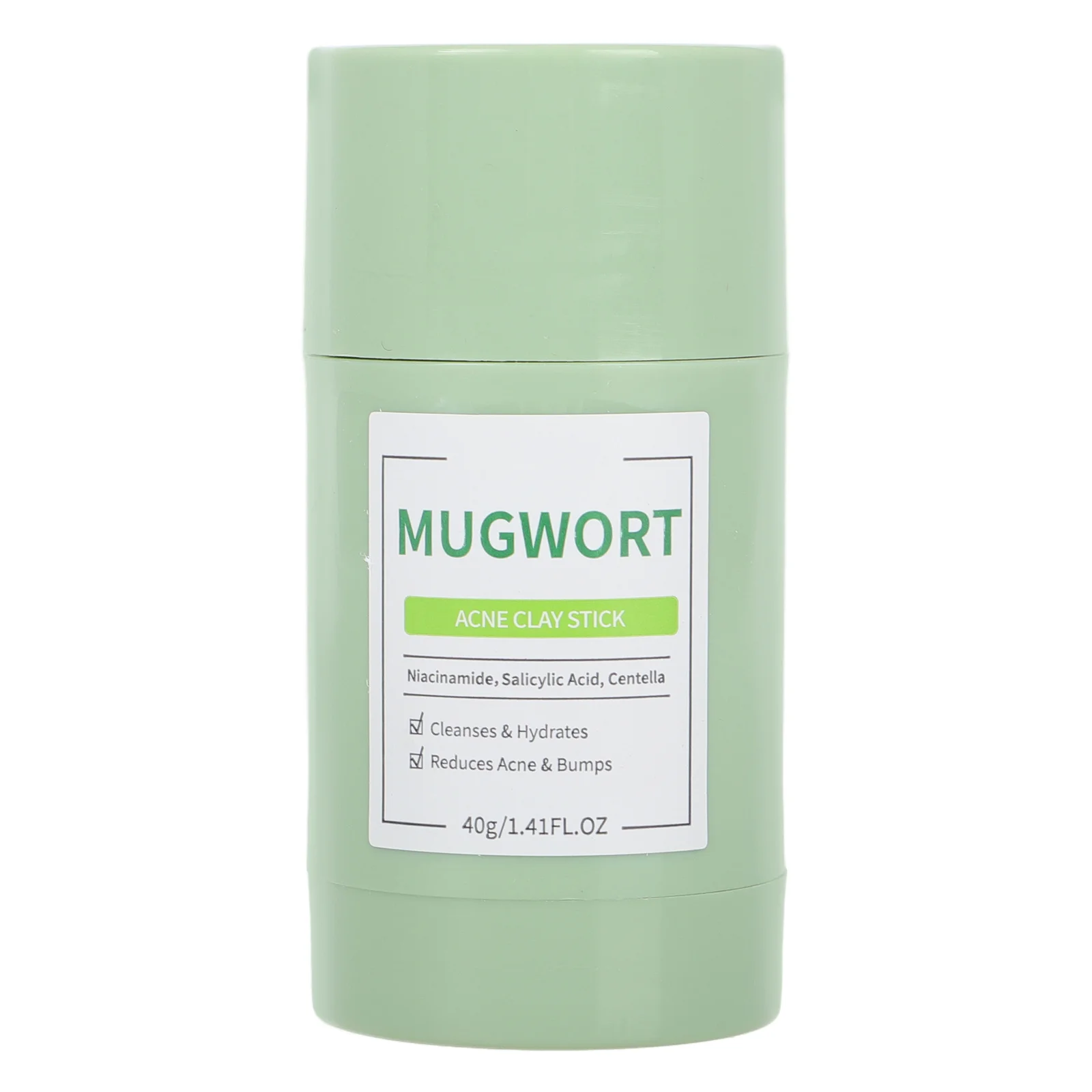 

Mugwort Clay Mask Clay Stick Deep Cleansing Face Mask for All Skin Types Blackhead Removal Moisturizing Facial Treatment