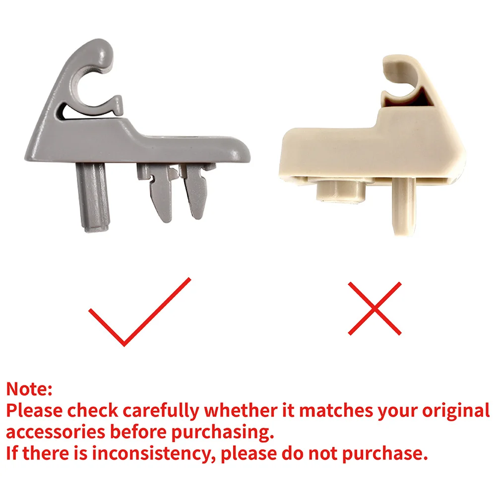 Sunvisor Mounting Clip Bracket 713812631 Fits For Fiat 500 Bravo Doblo Fiorino Marea Palio Punto 735362747 - view 3