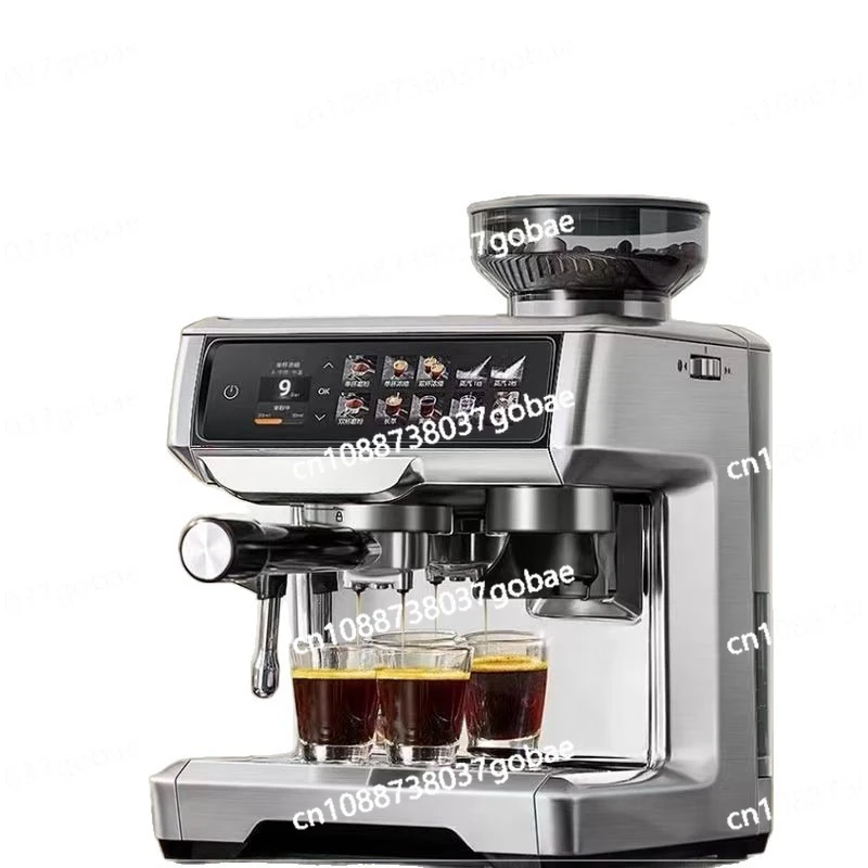 

Coffee machine household semi-automatic grinding integrated small portable