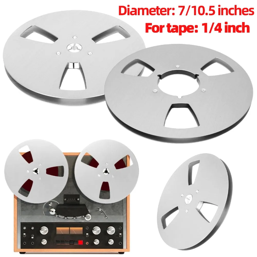 1/4 7inch/10.5inch Empty Tape Reel 3 Hole Opening Machine Part Opener Empty Plate For Reel to Reel Tape Recording Takeup Reel