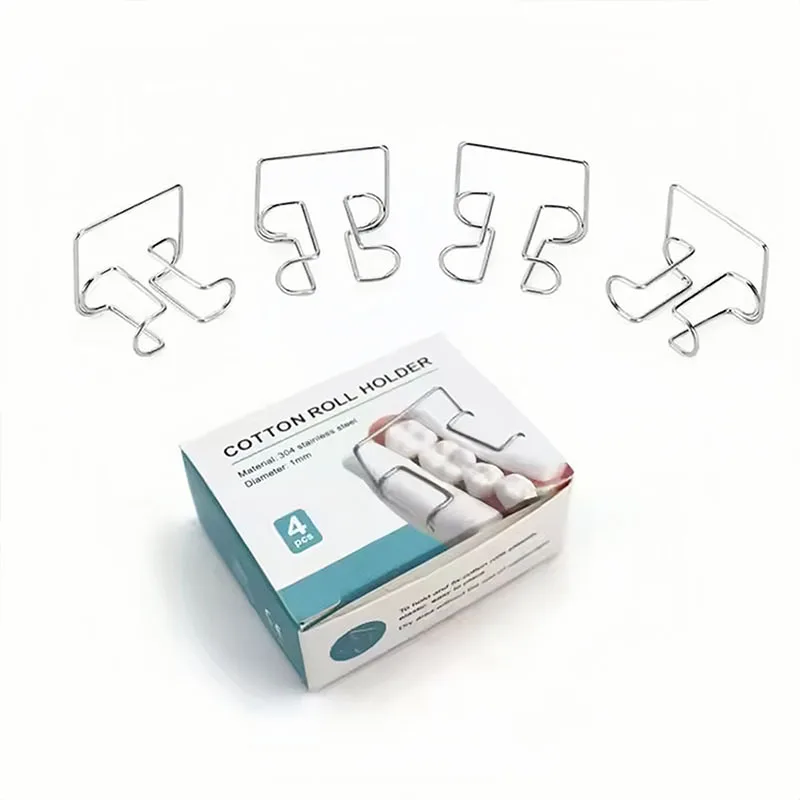 Dental Baumwolle Rollenhalter Clips Edelstahl Autoklavierbar Stabiler Griff für Dental Isolation Instrumente Liefert Baumwolle Halter – Detail 6
