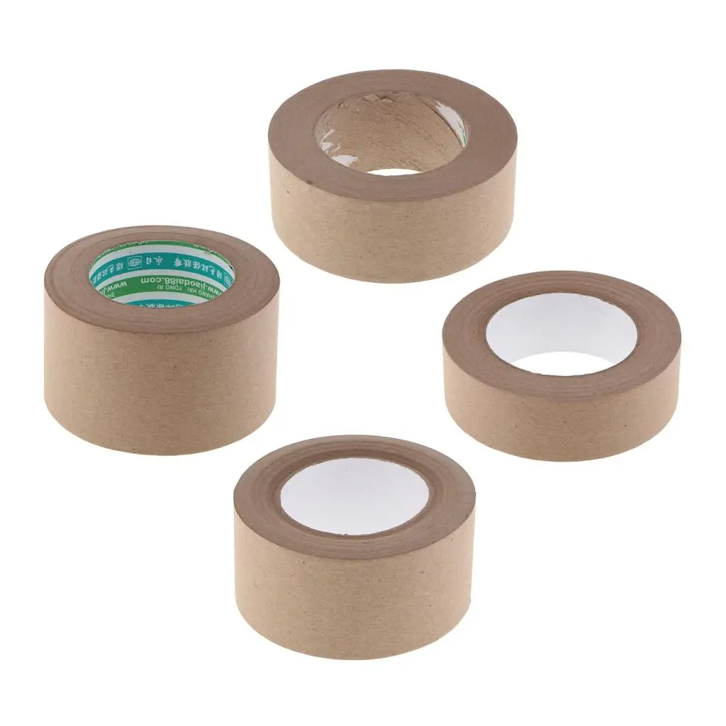 Packing Adhesive Kraft Tape Waterproof Carton Sealing Wrapping Tape for Office Home Commercial Moving Storage