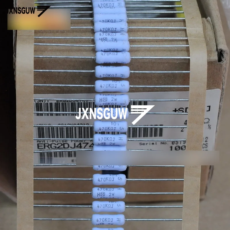20PCS NEW Original Matsushita 5% 2W470K Metal oxide film resistor 2W 470K Fever resistance 2W470ohm 470KΩ free shipping