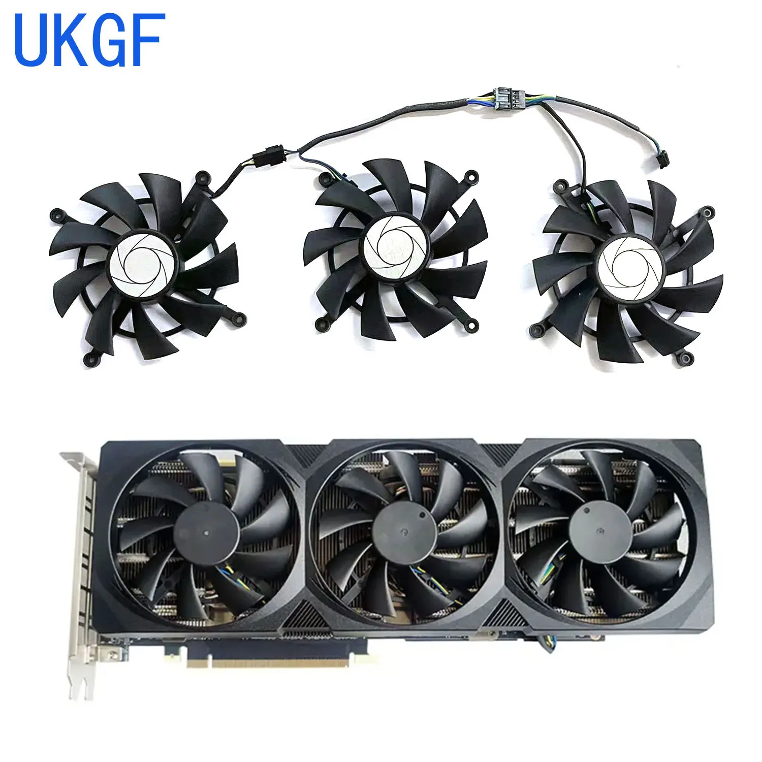 

New Cooler Replacement Fan 4PIN HA9015H12SC-Z for Nvidia CMP 50HX 10GB GDDR6 Mining Dedicated Graphics Card GPU Fan