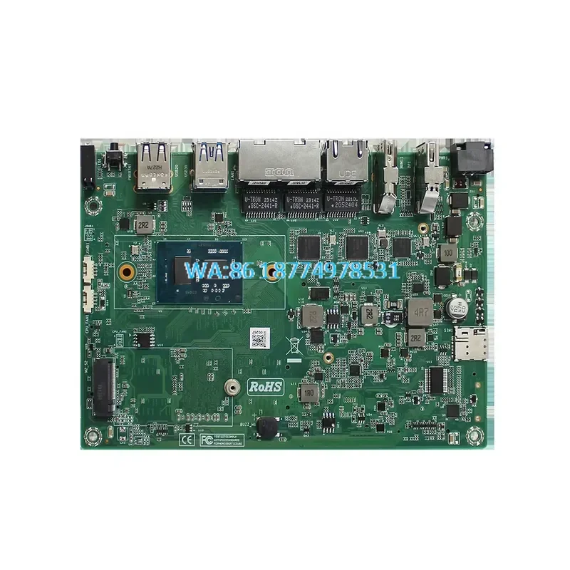 Wmwmnu for X86 Single Board Computer J6412 I210 GbE LAN 4 Inch Industrial Motherboard DDR4 Memory Dual Supports
