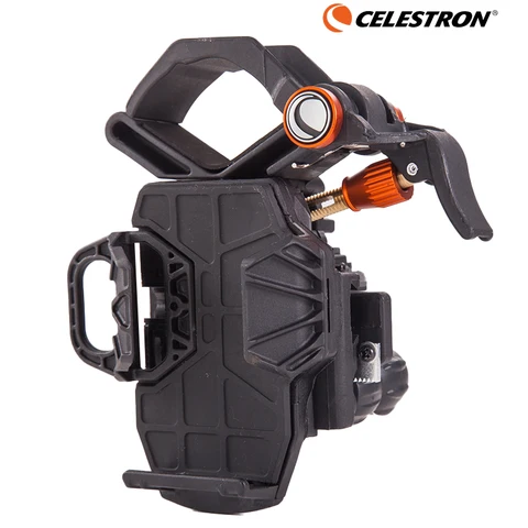 Celestron nexyz adaptador universal de 3 eixos para smartphone, montagem de celular para telescópio astronômico, binóculos, microscópio