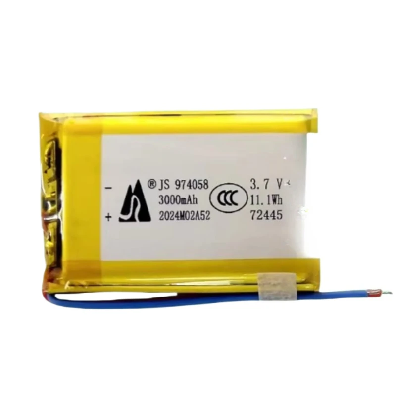 High Quality New 974058 3.7V 3000mAh Replacement Battery for Massage Meter GPS Navigator Aeromodelling Glove