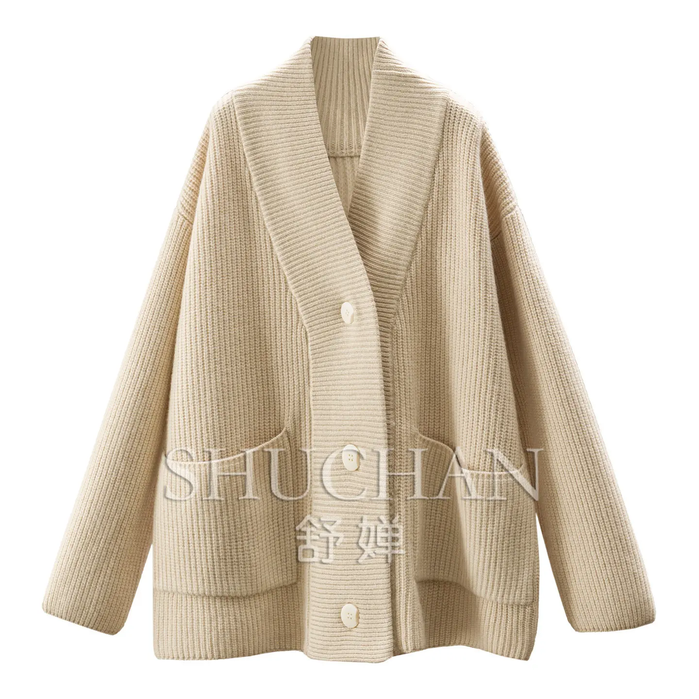 Thicken Winter 2026 Warm New Lazy Loose Heavy Wool Sweater Cardigan Jacket Female F531 Sueter Mujer Invierno