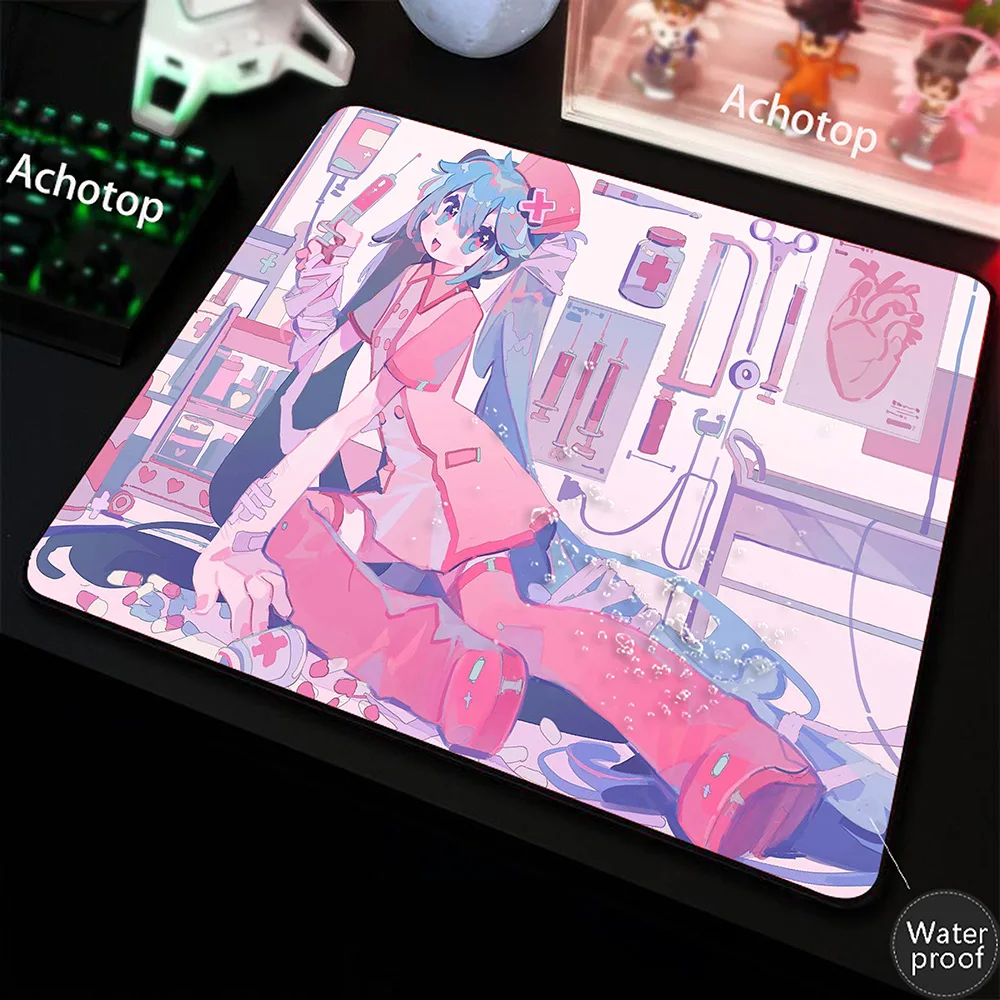 

Anime Girl 100% Waterproof Pc Gamer Mouse Pad Gaming Mousepad Soft Rubber Desk Mat Kawaii Non-slip Keyboard Pads Speed Mouse Mat