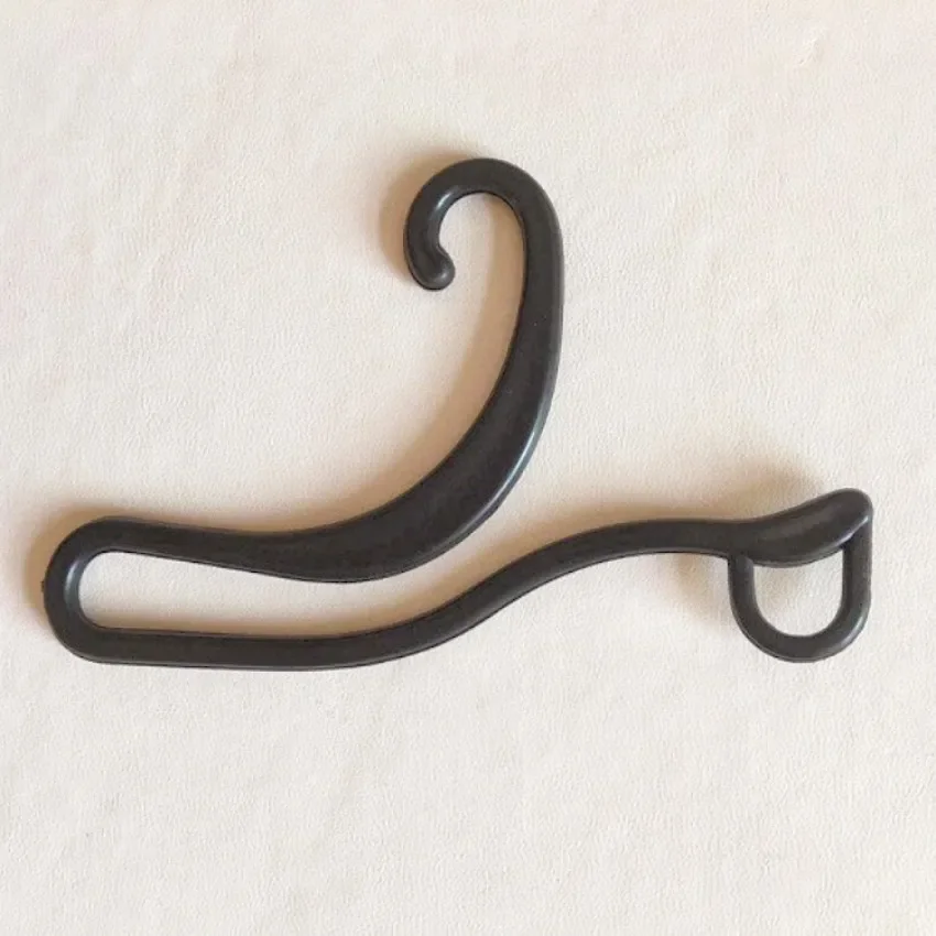500pcs Plastic Socks Packaging Bag Display Hooks Hang Z Shaped Garments Accessories