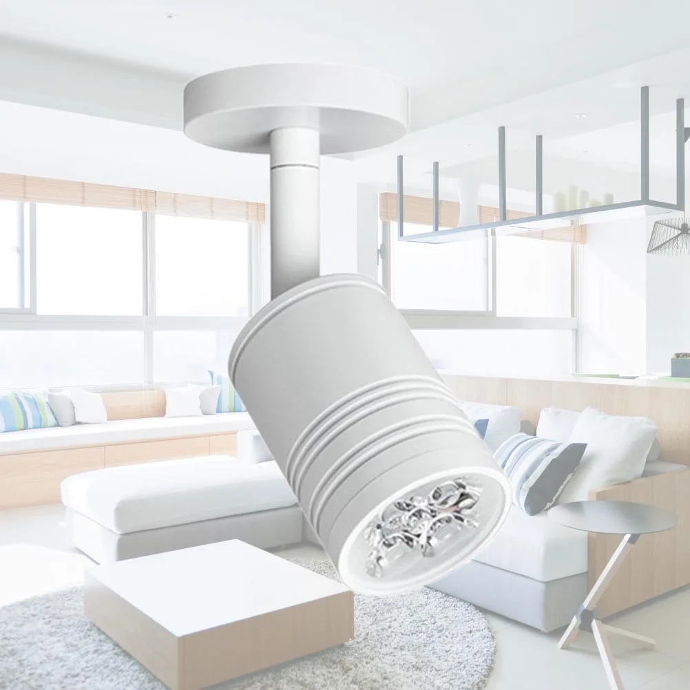 5 واط LED مصباح عرض مادة ممتازة الإبداعية 360 درجة الروتاري أضواء ضئيلة لتخزين المنزل مكتب الإضاءة #6