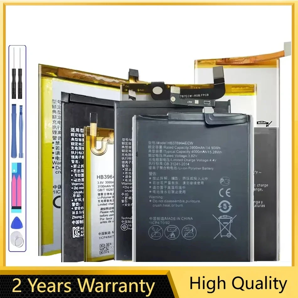 Batterie pour huawei honour 6 7 8 9 10 20 30 Lite Plus Pro/6A 6C 6X 7A 7S 7i 7X 8A 8C 8S 8X 9i 9A 9X X10/Nova 2 3 4 2i 4e 5i