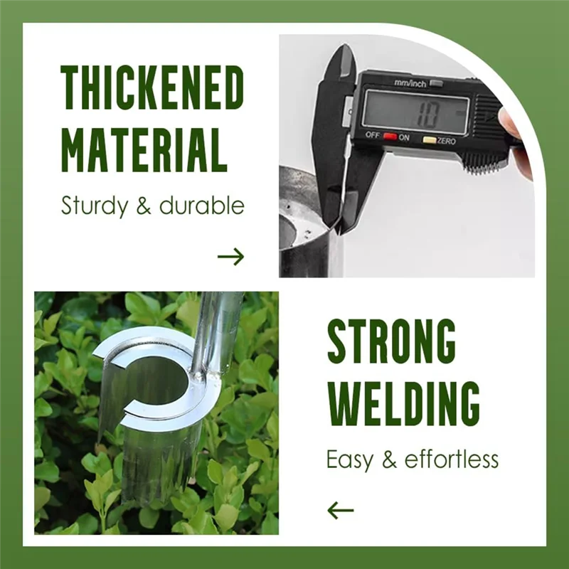 

ABRS-Bulb Planter Tool Stainless Steel, Garden Seedling Transplanter, Easy Seed & Bulb Planting Tool For Flowers, Vegetables