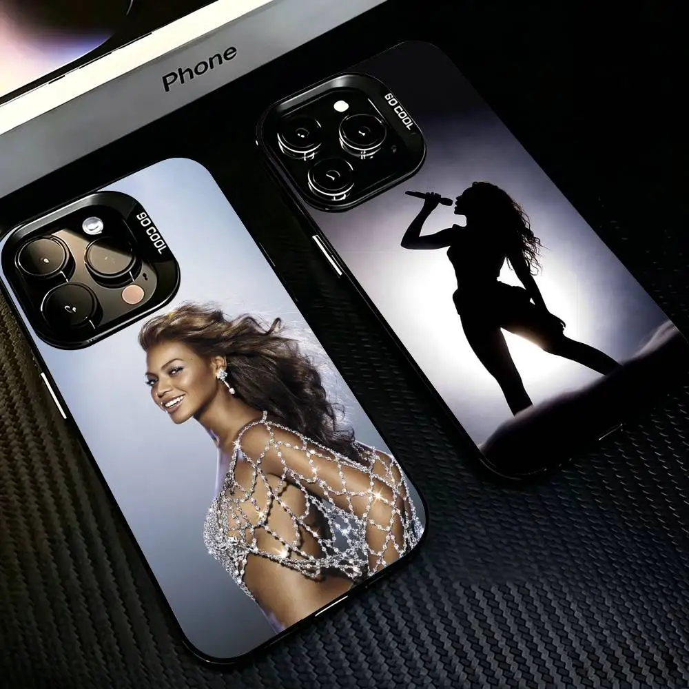 

Queen Bey B-Beyonce Phone Case For iPhone 17,16,15,14,13,12,11 Plus,Pro Max,XS,Colorful Silver Cover