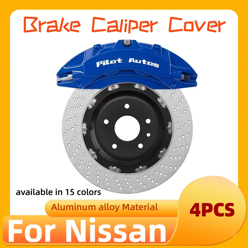 

For Nissan Brake Caliper Cover Aluminum Alloy Metal For Nissan GTR 350Z 370Z TIIDA Sylphy Altima Qashqai Xtrail Murano