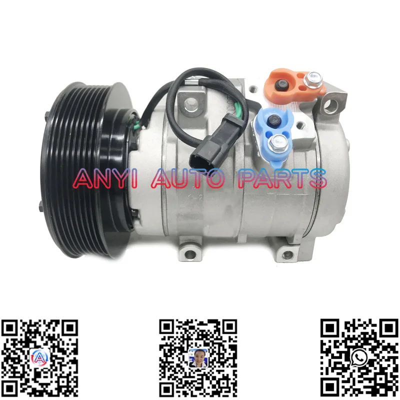 China FactoryCOM278 Denso 10S17C 8PK Auto ac compressor for Cat 330c Caterpillar CAMION HINO 447260-8391 447280-0070 4472608391