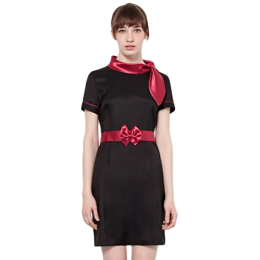 Vêtements de Service alimentaire, uniformes de serveuse de Restaurant, robe d'été pour femmes, vêtements de travail, Costume de personnel d'hôtel pour femmes