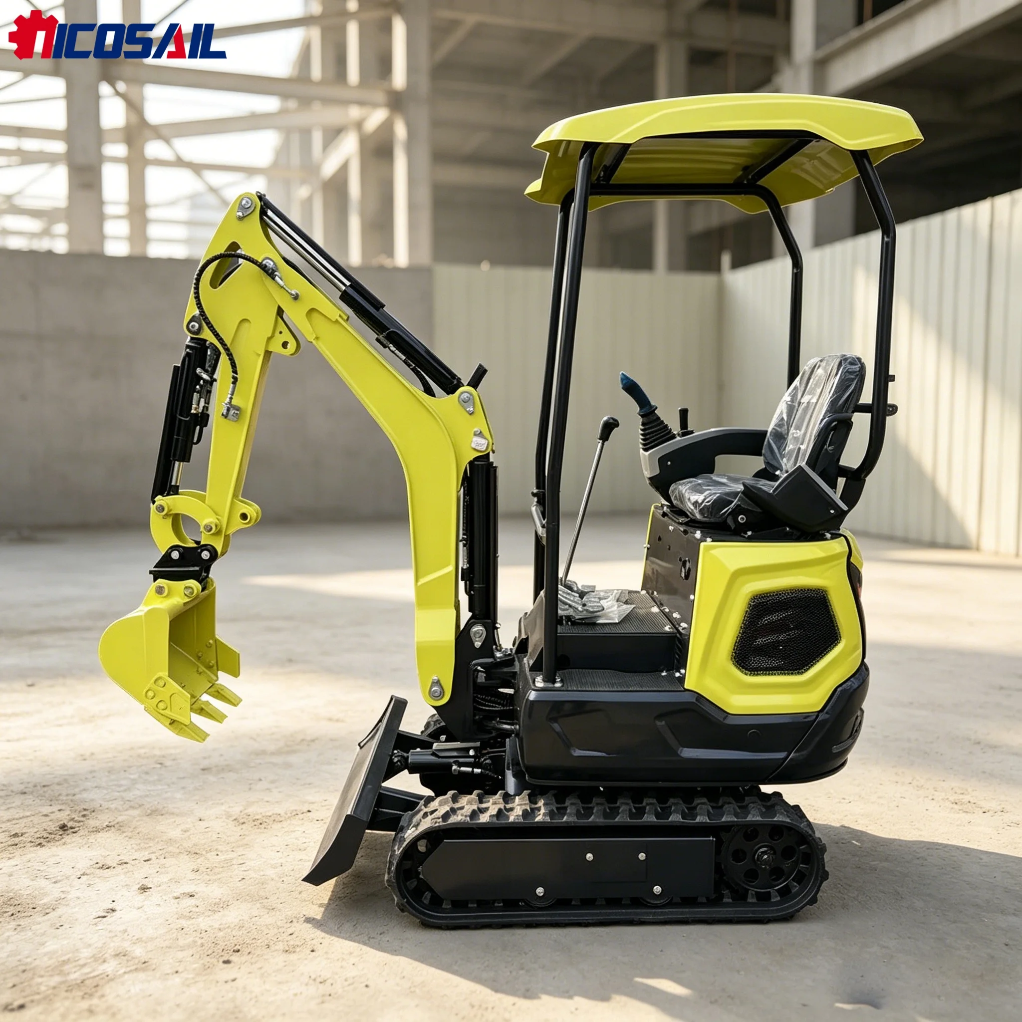 

12max Small Digger CE Approved 1.2 Ton Compact Hydraulic Excavator for European Market