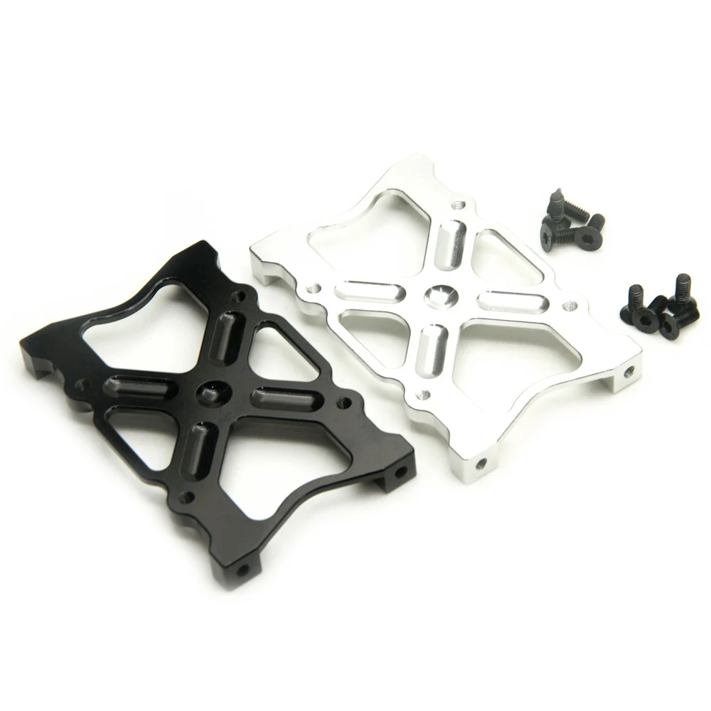 MIBIDAO Aluminum Alloy Battery Plate Holder Mounting Frame Bracket for Axial SCX10 1/10 RC Rock Crawler Car Accessories Parts