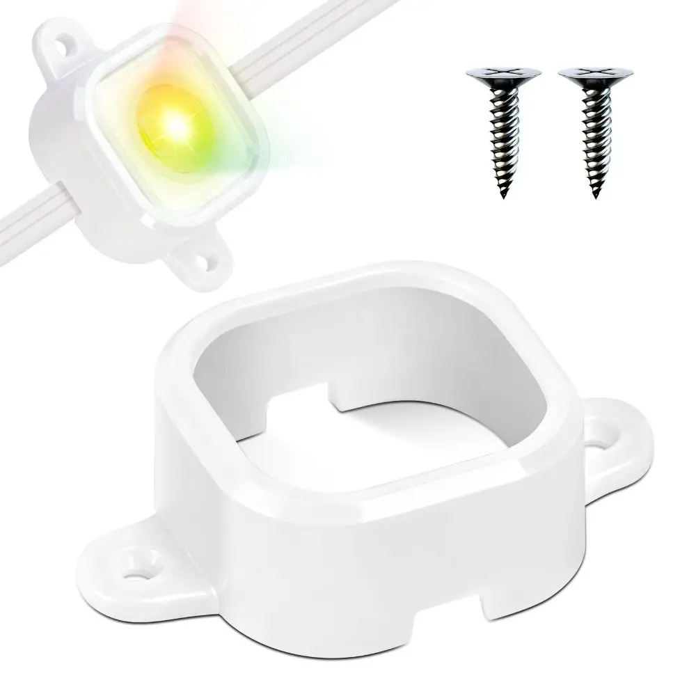 

5 шт., простая установка, устойчивый к атмосферным воздействиям светодиодный кронштейн, карнизное крепление, универсальные зажимы для светильника H706/H705, монтажные кронштейны для Govee Home