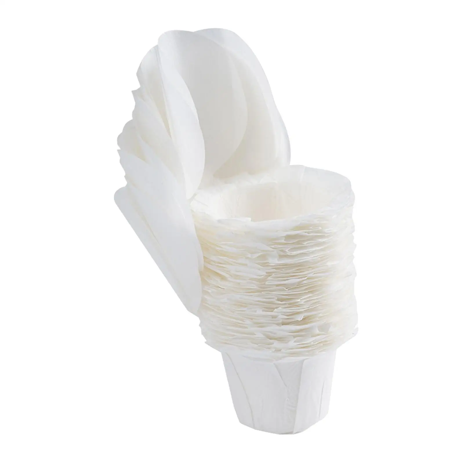 50 шт. фильтры для кофе с крышкой, бумажные фильтры для кофемашины, фильтры для кофемашины для 1,0 и 2,0, часть кофеварки