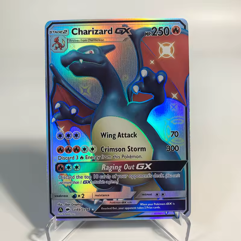 Charizard Pokemon Cards Shining Charizard Holographic Charizard Ex GX VMX Hobbies Rare Collection Battle Cards Toys Gifts - Image 13