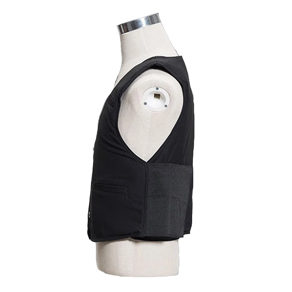 600D Oxford Tecido Stab-Proof Anti-Slashing Segurança Vest Inner-Wearing Leve Flexível Oculto Polícia Vestuário de Protecção