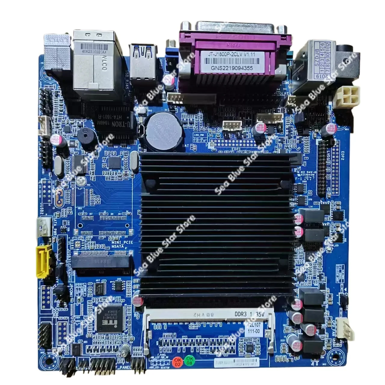 JT-J1800p-2CLV V1.11 Cash Register Industrial Control Main Board DDR3 Second-hand Disassembly Main Board