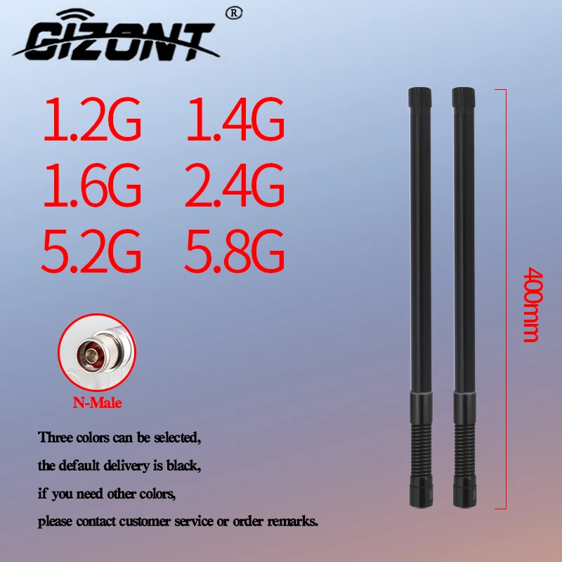 

Support custom spring damping antenna 1.2G 1.4G 1.6G 2.4G 5.2G 5.8G omnidirectional FRP antenna interference module antenna