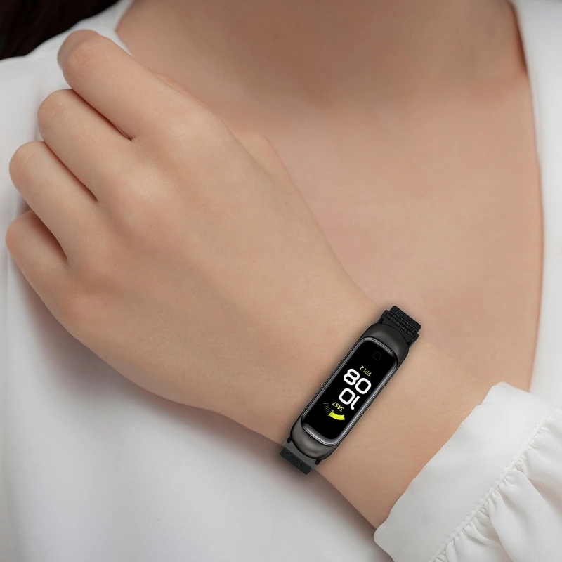 サムスンギャラクシーfit2,sm,r220と互換性のある,耐久性のある,ナイロン製の交換用スポーツウォッチ