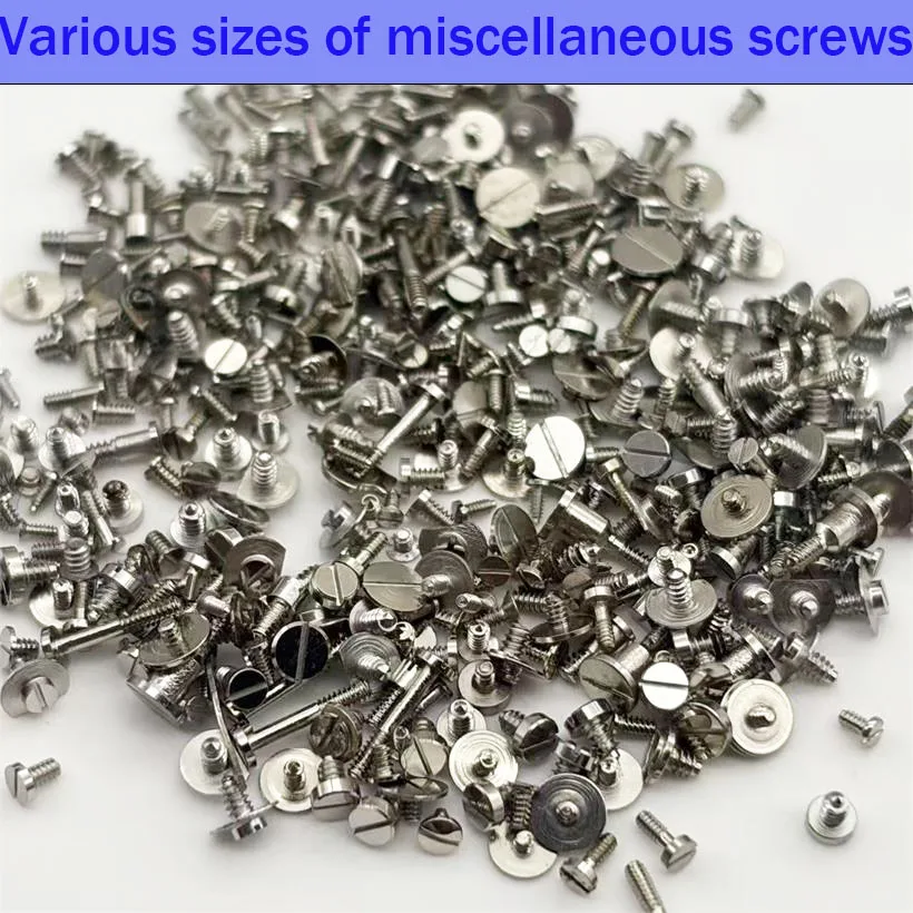 100PCS Various Specifications Sizes Different Miscellaneous Screw Random Shipping Original Screw Watch Accessories