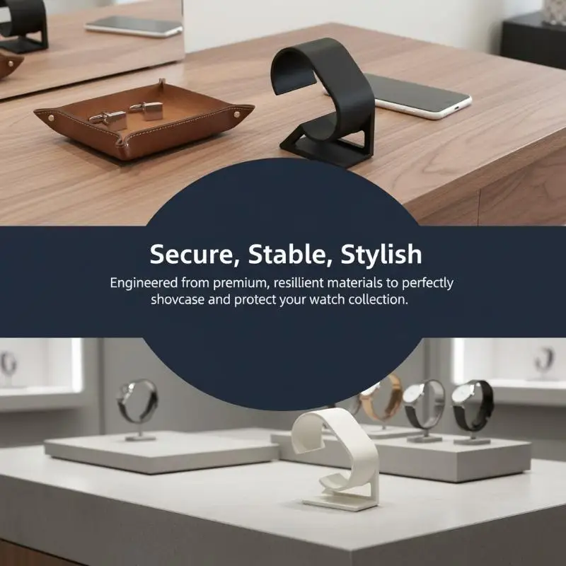 Creative Watch Display Storage Bracket Lightweight Desktop Watch Stand 1PC Practical Holder for Home Shop Counter Use