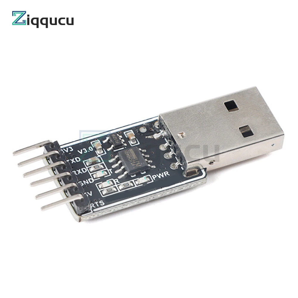 USB to TTL Serial Port Module CH340N CH340 Chip Integrated 5V to 3.3V Converter Adapter FS-USB-UTTL