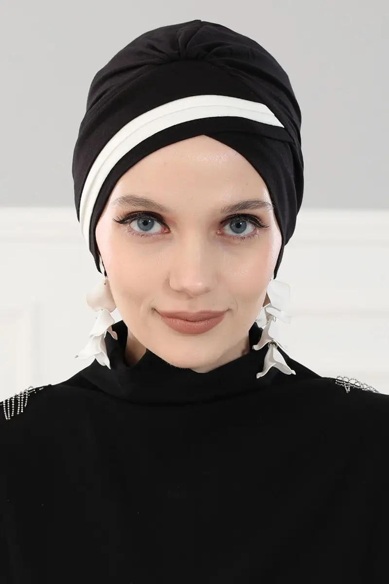 Doppel farbe gekämmte Knochen schwarz