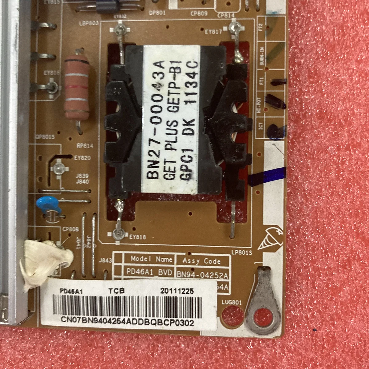 For UA40D5000PR TV BN41-01598A BN94-04254A Power Supply Board