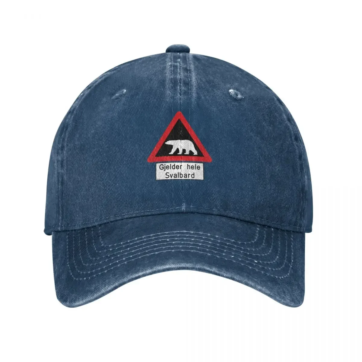 Svalbard Beware of Polar Bears Sign - Gjelder hele Svalbard Baseball Cap, Cute Birthday Caps for Women and Men