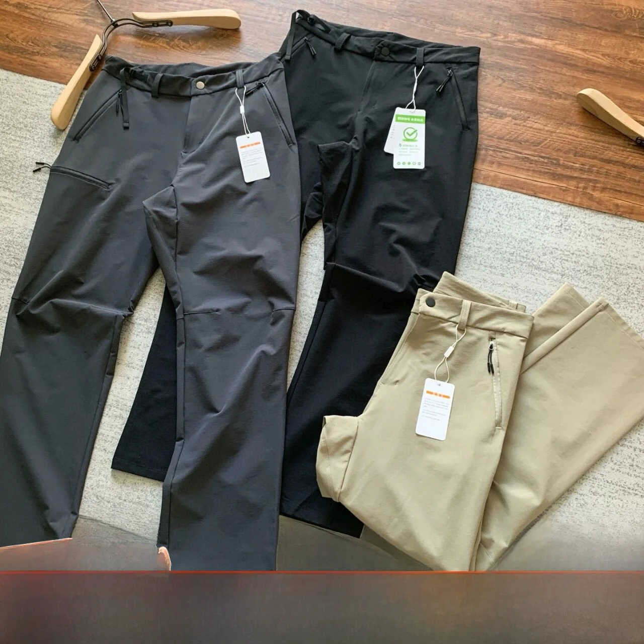 

Мужские повседневные брюки для улицы, мягкие, ell, 3D, тройные, осенние, функциональные, легкие, из полиэфирного волокна