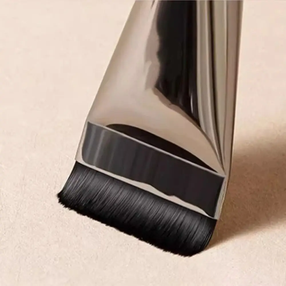 Pinceau de maquillage bouffant d'ananas noir, s'applique le maquillage uniformément, Base sans couture, éponges bouffantes, brosse multifonctionnelle pour Blush moelleux