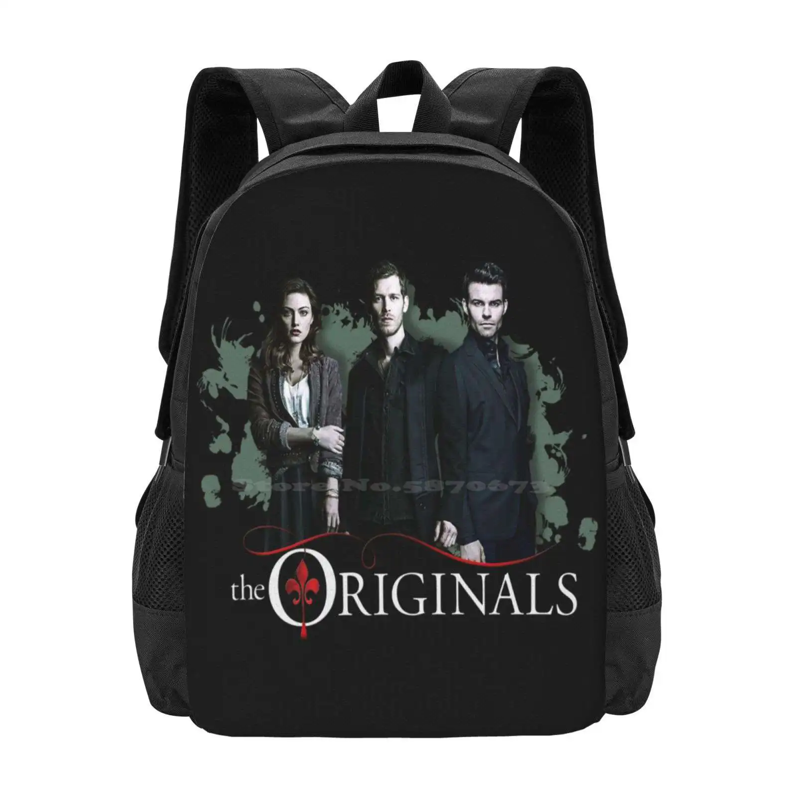 The Originals - Klaus , Hayley And Elijah New Arrivals Unisex Bags Student Bag Backpack The Originals Klaus Hayley Elijah Vampir