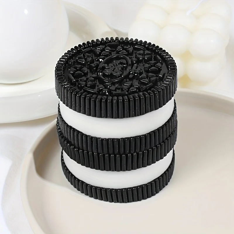 Super morbido fatto a mano biscotto nero decompressione Taba giocattoli squishy alleviare lo stress lento rimbalzo giocattolo agitarsi per adulti rilassamento