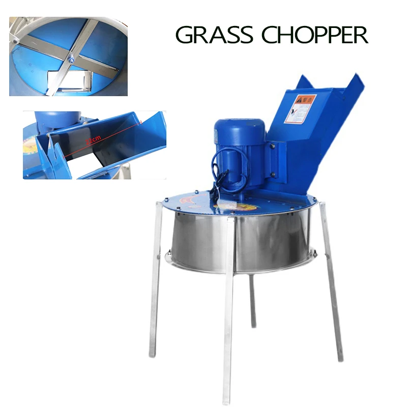 

220v Grass Chopper Grass Chopper Small Agricultural Grinder Feed Chopper Vegetable Chopper