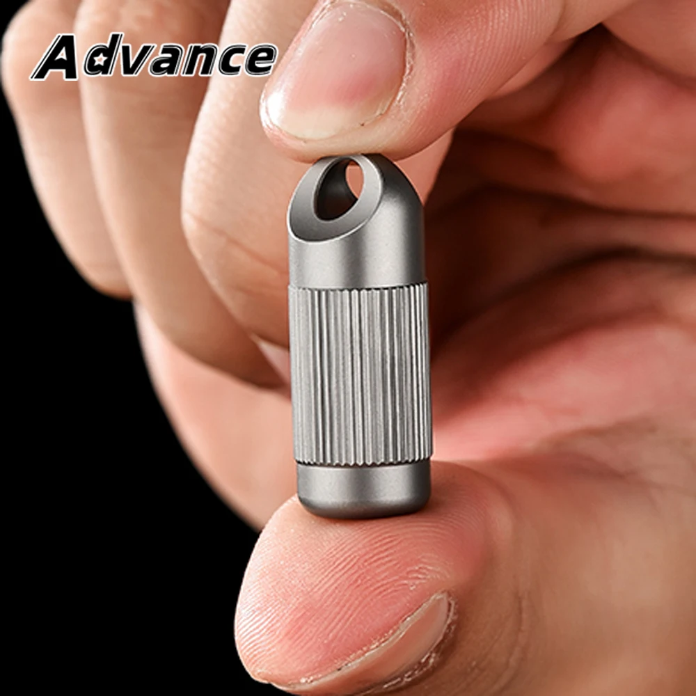 S/M/L Titanium Alloy Waterproof Bottle Storage Container Seal Bottle Portable Outdoor Tool EDC