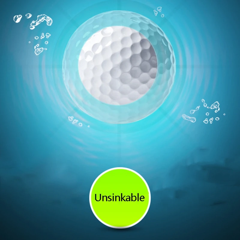 5Pcs/ Pack Floating Golf Balls Water Golf Pelotas Balle De Golf Practice Balls 2 Layer Floater Balls Golf Accessories